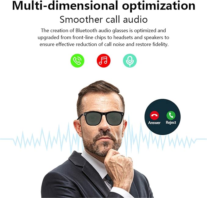 🎧🕶️ SoundShade Pro™ - BluetoothサングラスSunGlass 🎧🕶️