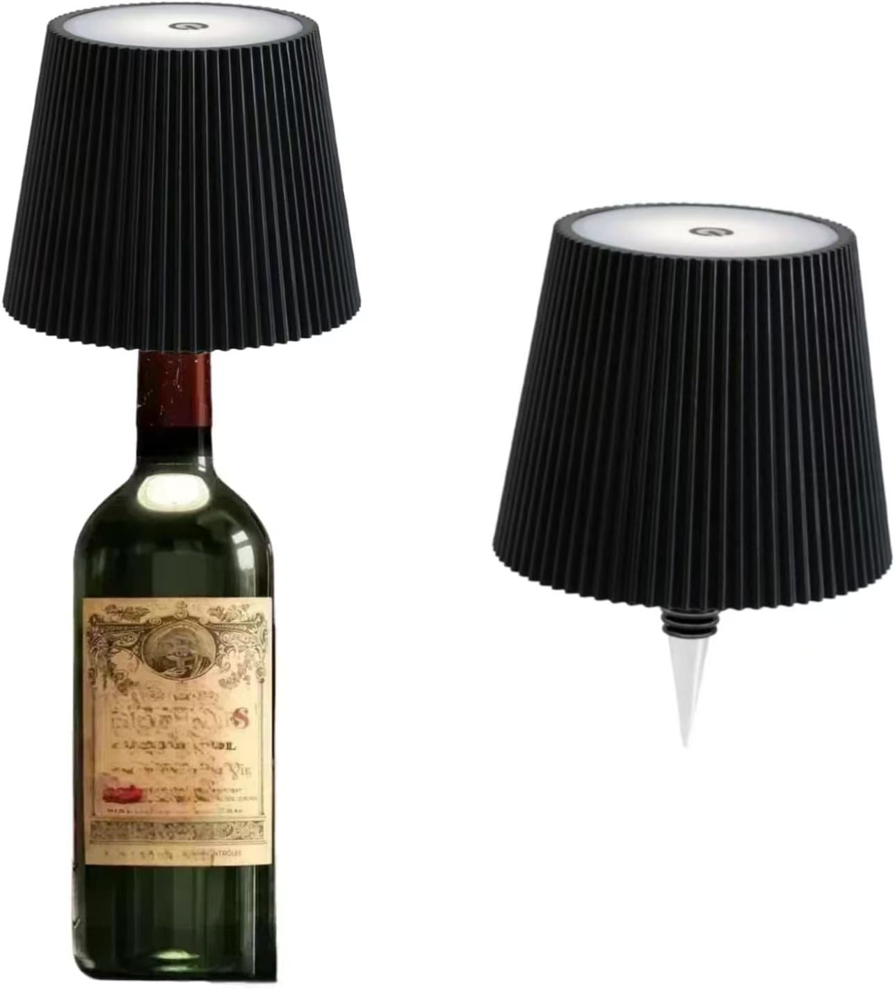 LitBottle™ - ワインボトルキャップ付きデスクライト Wine Bottle Cap Desk Lamp - USB RECHARGEABLE
