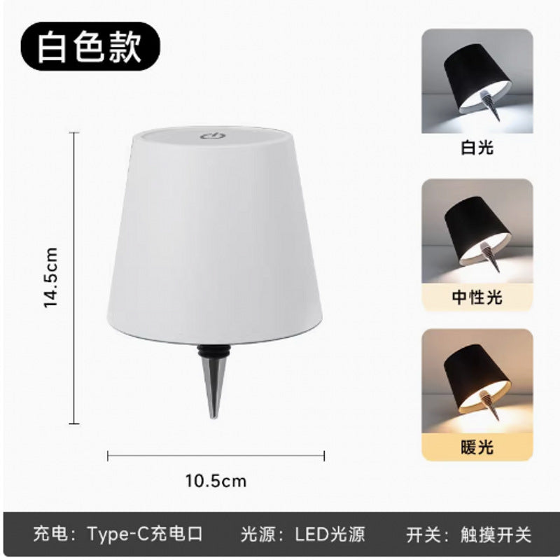 LitBottle™ - ワインボトルキャップ付きデスクライト Wine Bottle Cap Desk Lamp - USB RECHARGEABLE