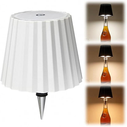 LitBottle™ - ワインボトルキャップ付きデスクライト Wine Bottle Cap Desk Lamp - USB RECHARGEABLE