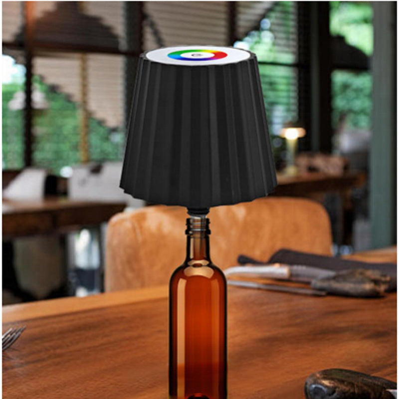 LitBottle™ - ワインボトルキャップ付きデスクライト Wine Bottle Cap Desk Lamp - USB RECHARGEABLE