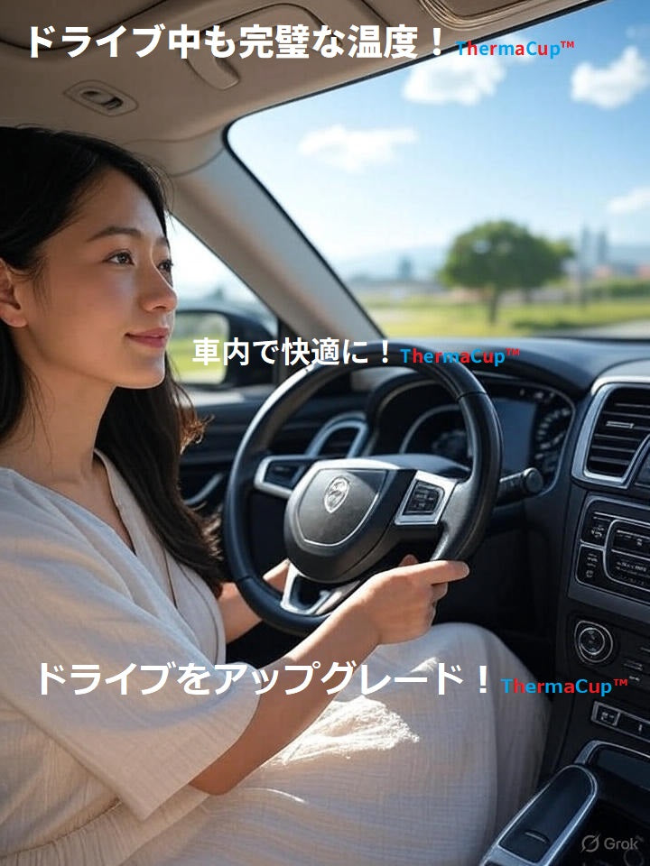 製品概要：ThermaCup™ クロスボーダー スマートカー温冷カップ 🌟