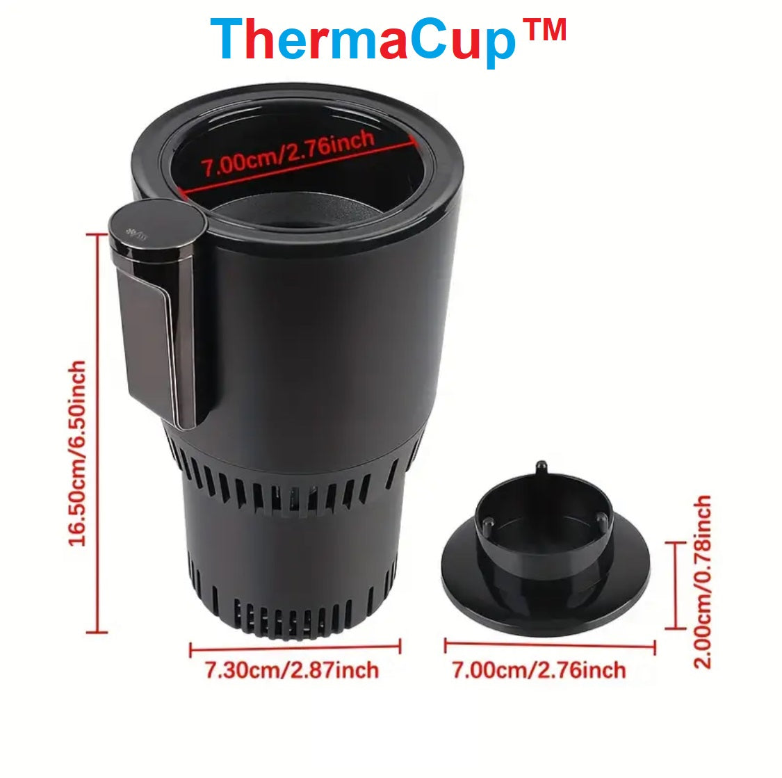 製品概要：ThermaCup™ クロスボーダー スマートカー温冷カップ 🌟
